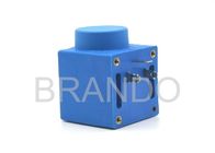 R134a Refrigeration System Pneumatic Solenoid Coil EVR 230V Brass Body Blue Color