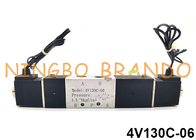 4V130C-06 Airtac Type Pneumatic Solenoid Valve 1/8'' 5/3 Way DC24V AC220V