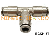 Male Brass Union Branch T Style Push On Tube Pneumatic Hose Fitting 1/8&quot; 1/4&quot; 3/8&quot; 1/2&quot;