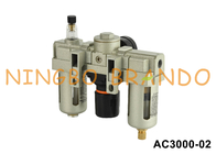 AC3000-02 1/4'' SMC Type Pneumatic Filter Regulator Lubricator Air Source Treatment