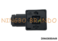PG9 3P+E DIN43650A Solenoid Valve Coil Connector AC DC IP65 Black