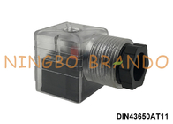 DIN43650A PG11 2P+E Solenoid Coil Connector With Led Indicator IP65 AC DC