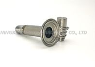 NC Thread Connection Solenoid Stem With Circular Seat / Compress Spring Movable Core