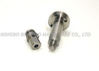 OD 11.0mm Plunger Tube 2 / 2 Way With Flange Seat / Silvery Cylindrical Core