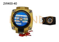 G1 1/2'' DN40 2W400-40 Solenoid Valve Automatic Water Flow Control 100% Brass Material Body