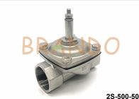 Normal Closed 2 Way 2 Position Solenoid Valve / 2&quot; Inch Stainless Steel Water Valve