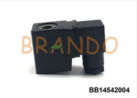 Black Electronic Drain Valve Solenoid Coil 5043/5045 14 Mm Inside Hole 42mm High