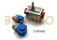 042H1142 EVRA 40 Ammonia Refrigerants Servo Operated Piston Refrigeration Solenoid Valve With Butt Weld Connections