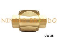 2W350-35 UW-35 1 1/4&quot; UNI-D Type Brass Body NBR Diaphragm Normally Closed Solenoid Valve AC110V