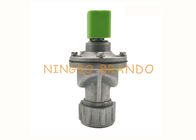 110V AC 12V DC 1&quot; Inch DN25 DMF-ZM-25 Right Angle Aluminum Alloy Body Dust Collector Valve