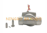 2/2 Way NC Direct Acting 2S500-50 2&quot; 304 Oil Water Pneumatic Original Stainless Steel Electromagnetic Valve