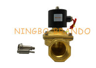 AC 220V DC 24VG 2&quot; Inch DN50 2/2 Way Direct Operated UW-50 2W500-50 Brass Solenoid Water Valve