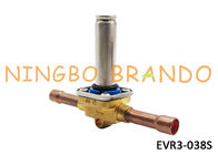 032F1204 EVR3-038S s Type Solder ODF Connection 3/8&quot; Solenoid Valve For Refrigeration Without Coil