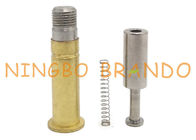 9mm OD Flange Seat Brass Guide Tube Armature Assembly For Humidifier Solenoid Valve