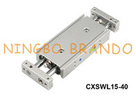 SMC Type CXSWL15-40 Double Guided Rod Pneumatic Cylinder