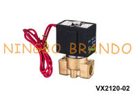 VX2120-02 SMC Type Brass Solenoid Valve 2/2 Way NC 1/4'' 24V 220V