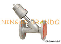 DN40 1 1/2'' Flanged Air Actuated Angle Seat Piston Valve Pneumatic
