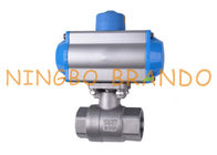 Pneumatic Actuator Two-Piece Ball Valve 1/2'' DN15 Stainless Steel