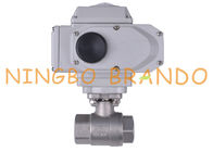 1'' DN25 Electric Actuator 2 Piece Ball Valve Stainless Steel