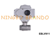 Stainless Steel Electric Actuator Threaded Ball Valve 24VDC 220VAC