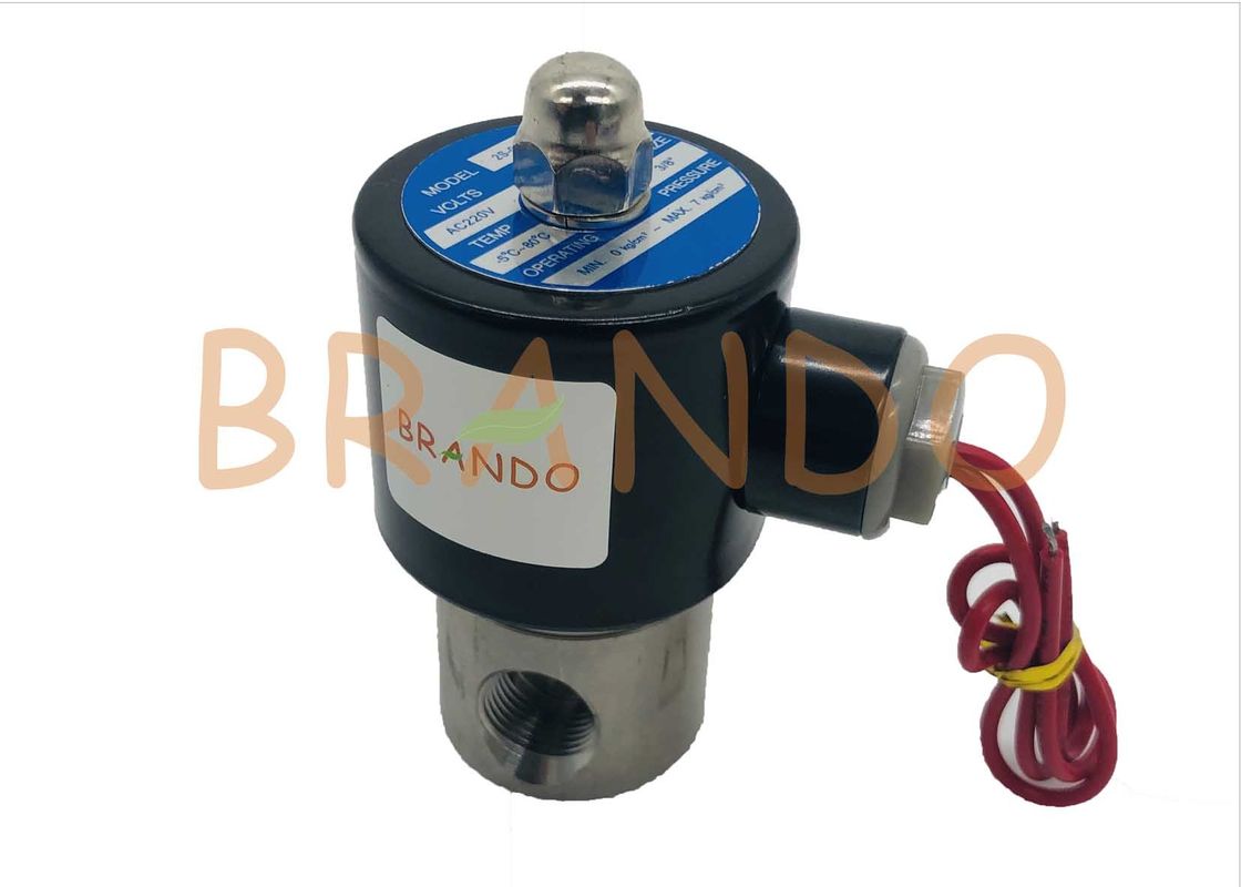 2S Series Stainless Steel Solenoid Valve For Water Industy 3/8 Inch 2S-040-10