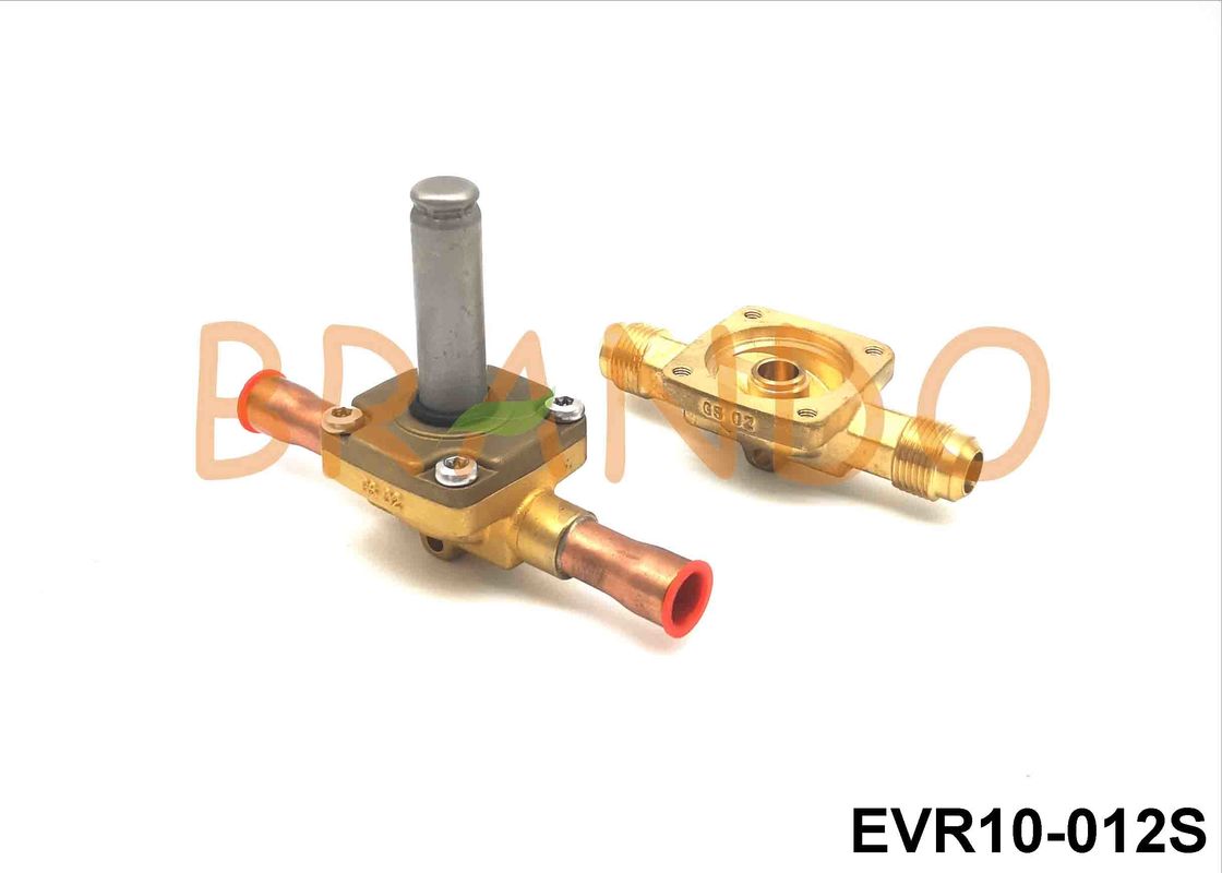EVR10-012S Brass Refrigeration Solenoid Valve Control Refrigerant Flow