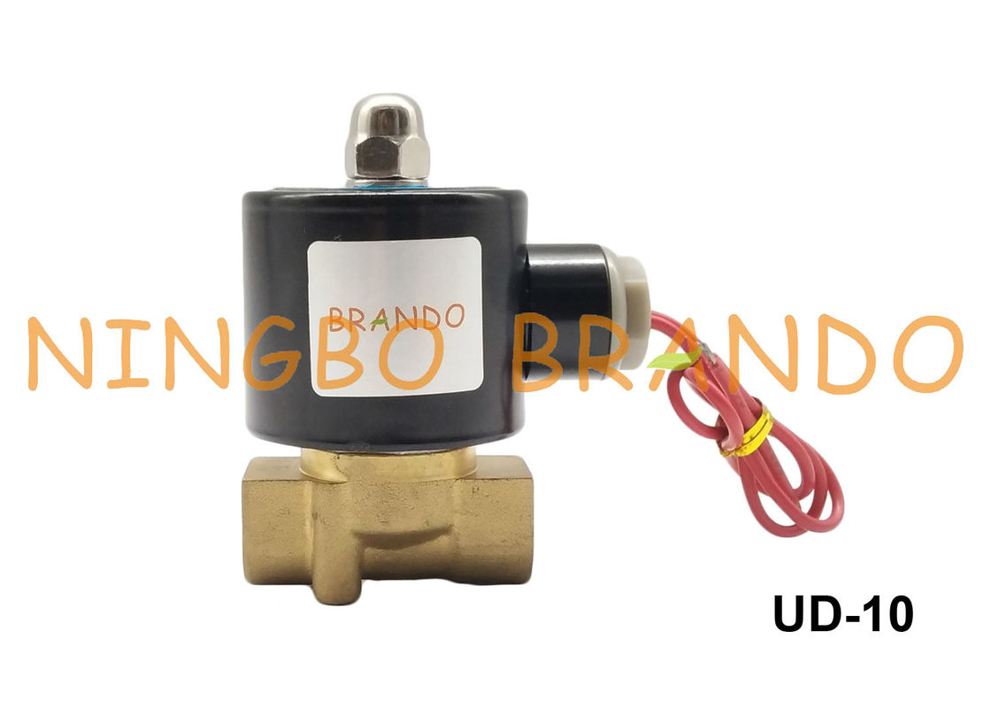 3/8&quot; NBR Seals Unid Type Solenoid Water Valves Normally Closed AC110V DC12V 2W040-10 UD-10