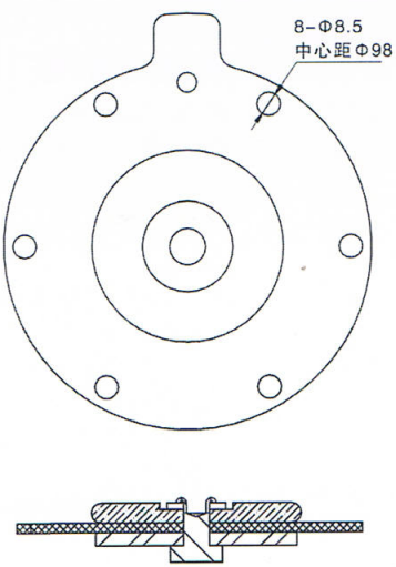 Dust Bag Filter System with High Strength Clean Air 1 1/2 Inch Solenoid Valve Diaphram D40