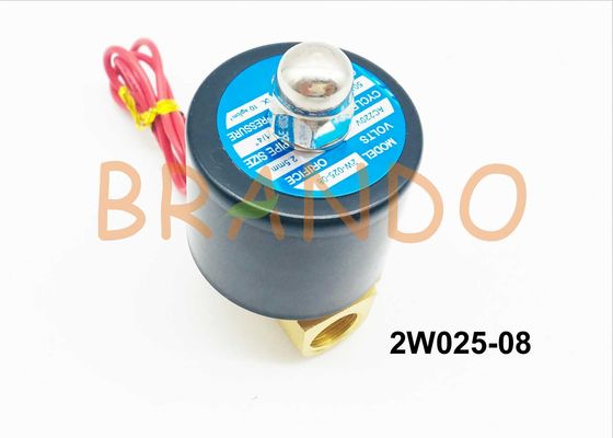 1/4'' Inch Golden Yellow Color 2V Water Control Valve 2W025-08 made of Superior Brass