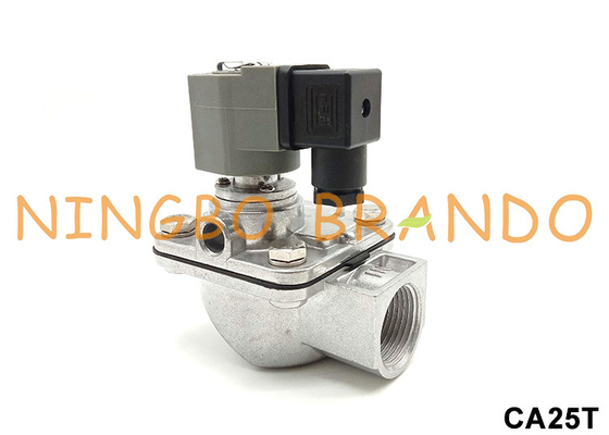 AC220V DC24V CA25T 1" Dust Collector Pulse Jet Valve Right Angle