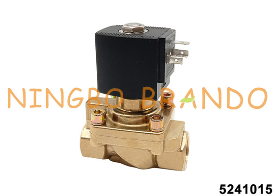 1/2'' 321H35 High Pressure Brass Solenoid Valve 40 Bar 24VDC 220VAC