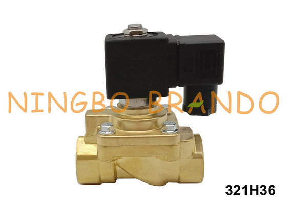 3/4'' 321H36 Parker Type Solenoid Valve High Pressure 40 Bar 24VDC 220VAC