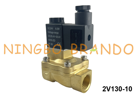 2V130-10 Airtac Type Brass Solenoid Valve 3/8'' 12V 24V DC 110V 220V AC