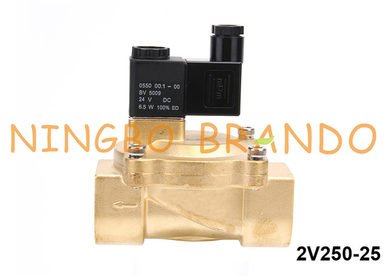 2V250-25 Airtac Type Brass Solenoid Valve 1'' DC12V DC24V AC110V AC220V