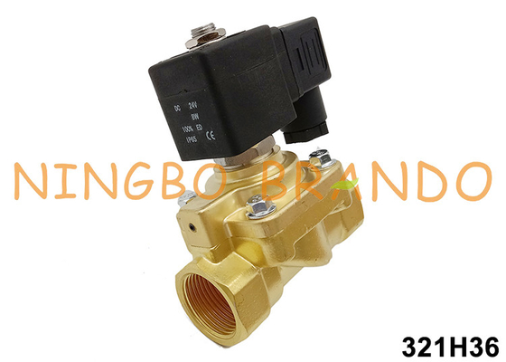 3/4'' 321H36 High Pressure Brass Solenoid Valve 40 Bar 24VDC 220VAC