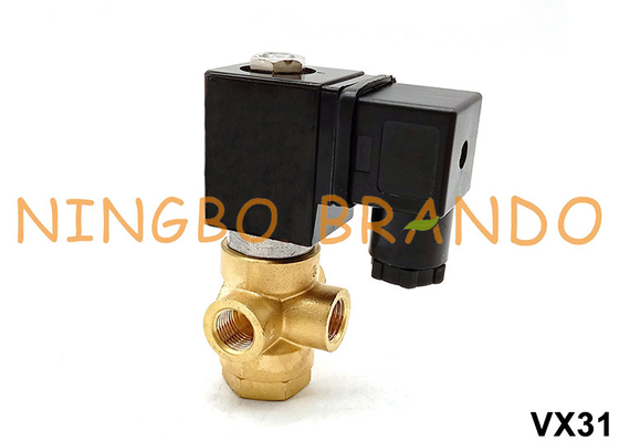 3/2 Way 1/8'' 1/4'' Brass Solenoid Valve Direct Acting 24V 220V VX31