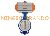 Throttle DN125 Butterfly Valve With AT100D Pneumatic Actuator