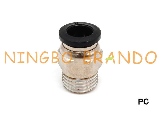 8mm 1/4'' Male Straight Pneumatic Hose Fitting Push To Connect