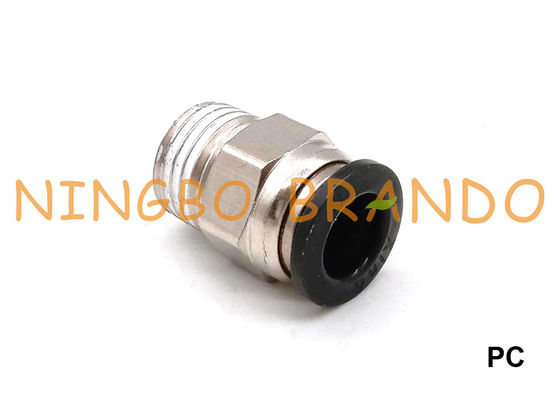 8mm 1/4'' Male Straight Pneumatic Hose Fitting Push To Connect
