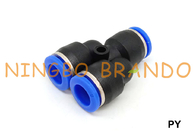 Y Shape Push To Connect Plastic Pneumatic Hose Fitting 4mm 6mm 8mm 10mm 12mm