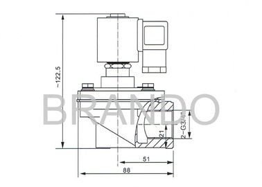 Economic 24v DC Pneumatic Pulse Valve , Pulse Jet Valves for Dust Collector