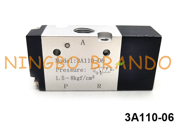 3A110-06 3 Way 2 Position Airtac Type Pneumatic Air Pilot Valve 1/8''