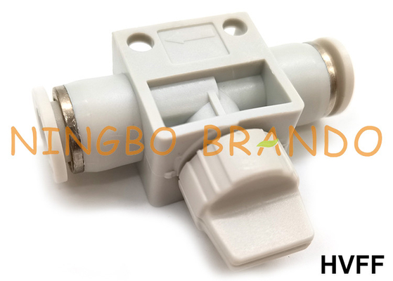 HVFF One Way Push On Speed Controller Pneumatic Flow Control Fittings 4mm 6mm 8mm 10mm