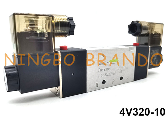 4V320-10 Airtac Type Double Controller Pneumatic Solenoid Valve 5/2 Way 24V 220V