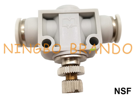 NSF One Way Pneumatic Flow Control Fitting Air Speed Controller Valve 4mm 6mm 8mm 10mm