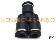 PY Y Type Push To Connect Plastic Pneumatic Hose Fitting 1/8'' 1/4'' 5/16'' 3/8'' 7/16'' 1/2''
