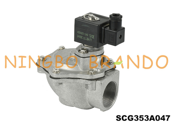 SCG353A047 1-1/2&quot; Integral Pilot Pulse Valve 12VDC 24VDC 110VAC 220VAC