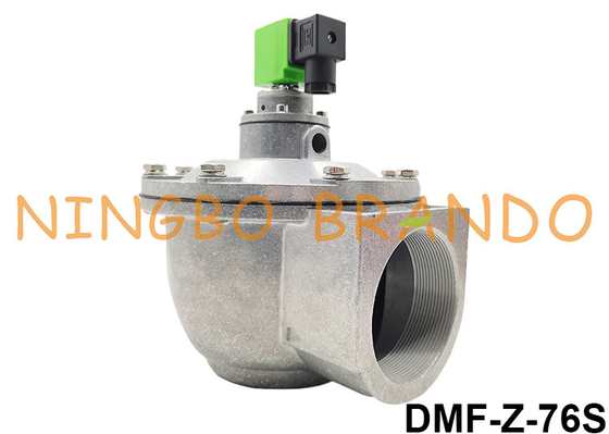 BFEC DMF-Z-76S 3'' Dust Collector Threaded Right Angle Pulse Jet Valve 24V 220V