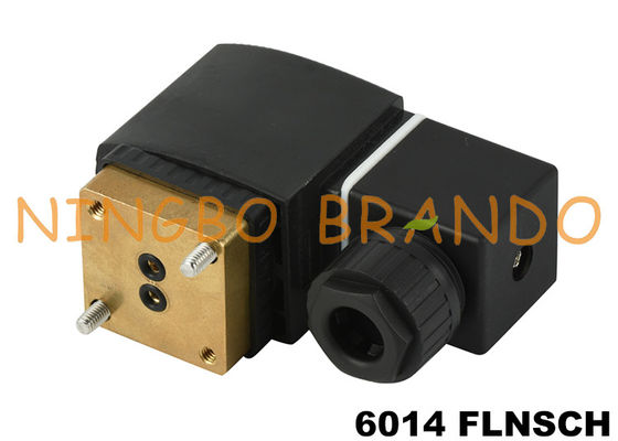 Sub Base 3 Way Brass Solenoid Valve 6014 C FLNSCH 24VDC 220VAC