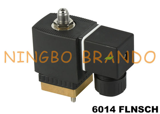 Sub Base 3 Way Brass Solenoid Valve 6014 C FLNSCH 24VDC 220VAC